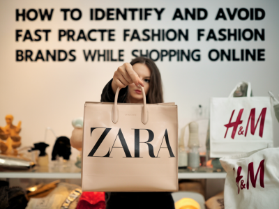 how to identify and avoid  fast-practice  fashion brands while shopping online