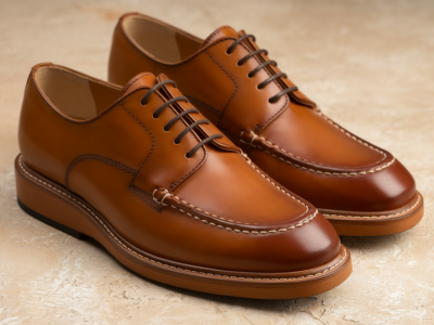 Elevator shoes for men: 2-4 inch invisible lifts, italian leather luxury