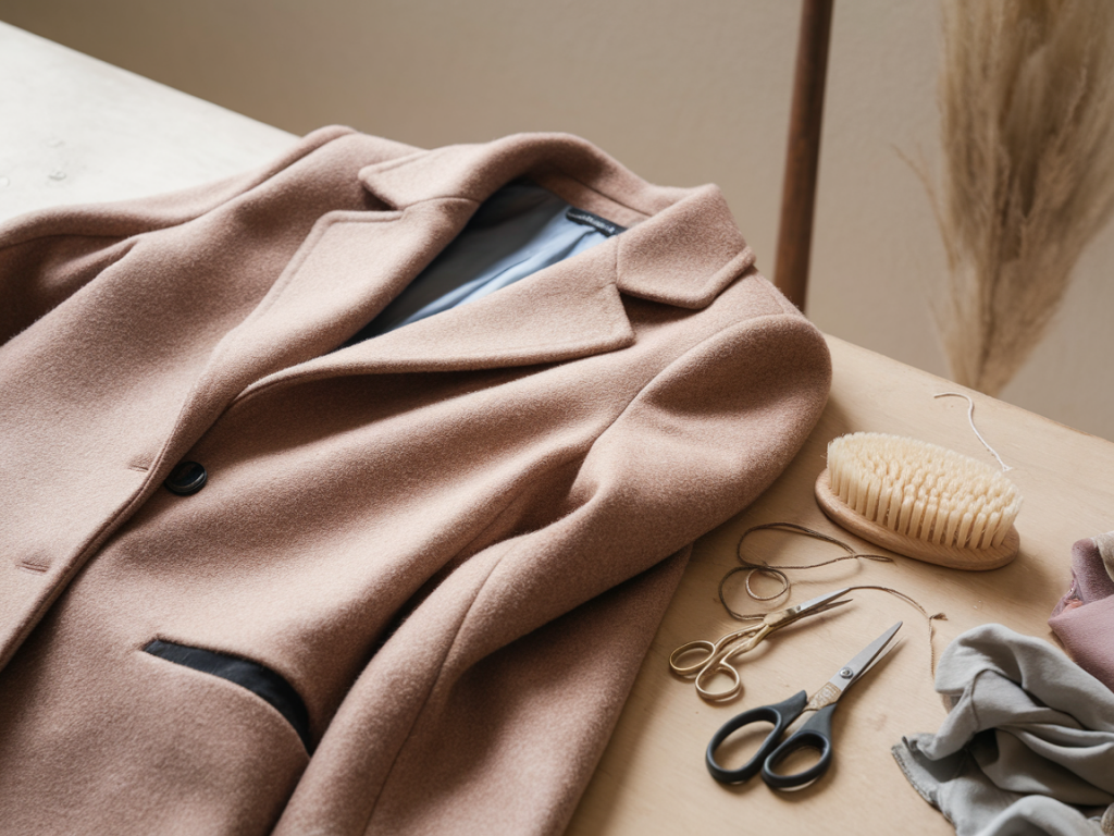 How to repair and reshape a wool coat at home so it looks new again