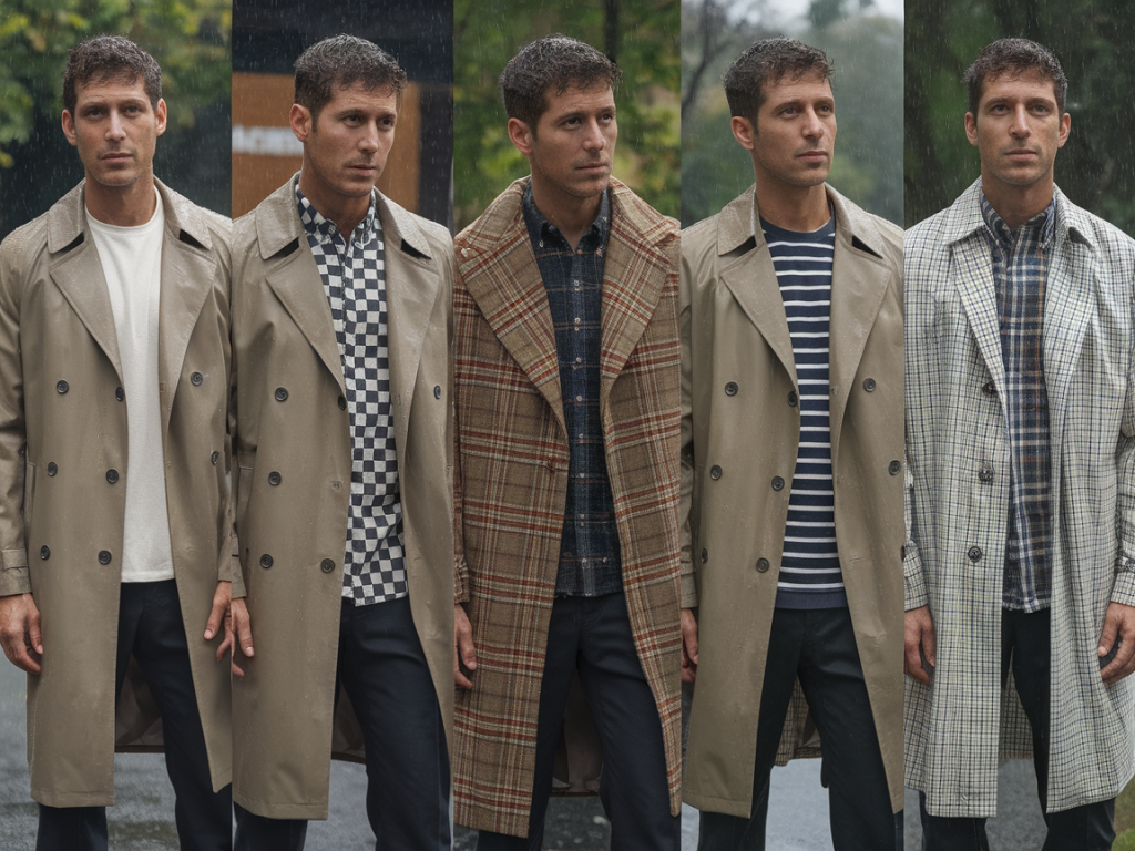 Can you build a rainproof capsule with one statement coat? styling a uniqlo blocktech trench five ways