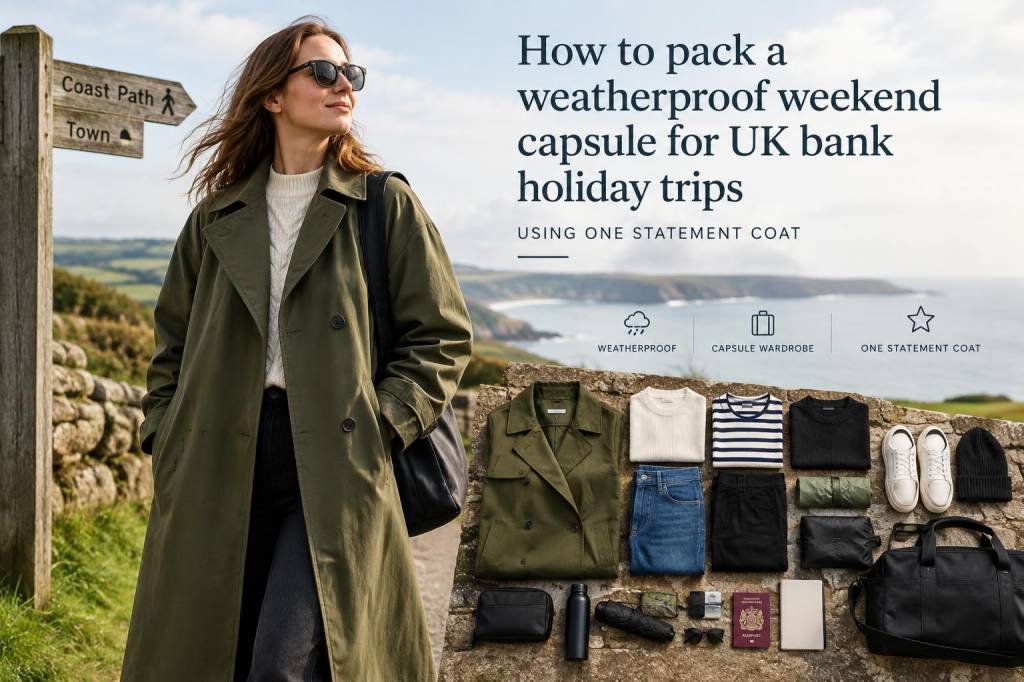 How to pack a weatherproof weekend capsule for uk bank-holiday trips using one statement coat