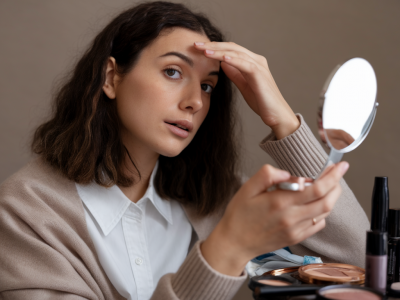 Which compact makeup items actually fix midday shine and how to use them
